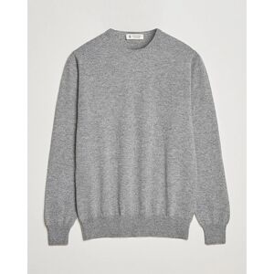 Piacenza Cashmere Cashmere Crew Neck Sweater Light Grey