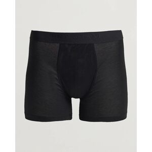 Bresciani Cotton Boxer Trunk Black