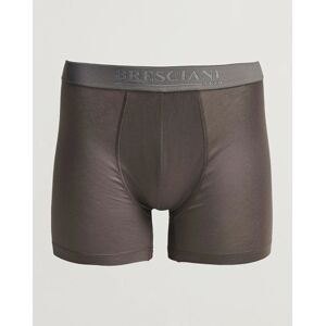 Bresciani Cotton Boxer Trunk Grey