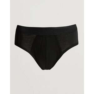 Zimmerli of Switzerland Mercerized Cotton Briefs Black