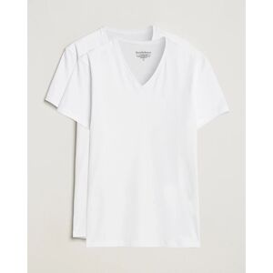 Bread & Boxers 2-Pack V-Neck T-Shirt White