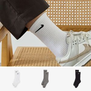 Nike Chaussettes X6 Cushion Crew blanc/noir 39/42 homme