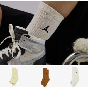 Jordan Chaussettes X3 Flight Crew beige 3942 homme