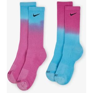 Nike Chaussettes X2 Crew Tie Dye fuschia/bleu 43/46 homme