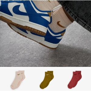 Nike Chaussettes X3 Everyday Mid Rose/beige multicolore 39/42 homme