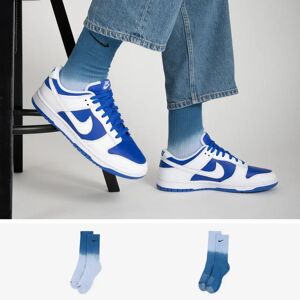 Nike Chaussettes X2 Crew Gradient bleu 35/38 homme