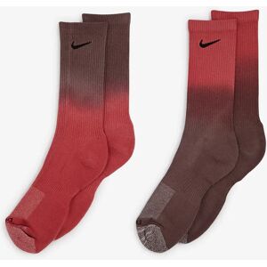 Nike Chaussettes X2 Crew Tie Dye rouge 39/42 homme