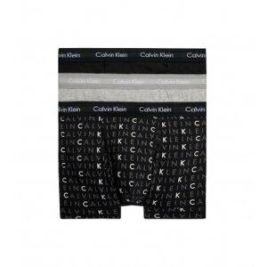 Calvin Klein pour homme. 0000U2662G Lot de 3 caleçons en coton extensible noir, gris (S), Homewear - Publicité