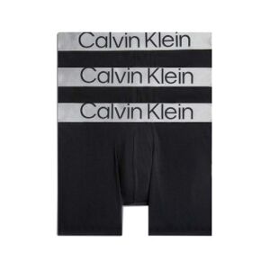 Calvin Klein pour homme. 000NB3131A Lot de 3 caleçons - Coton Acier noir (S), Homewear, Durable - Publicité