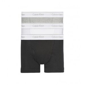 Calvin Klein pour homme. 000NB1893A Lot de 3 caleçons gris, blanc, noir (M), Homewear, Coton - Publicité