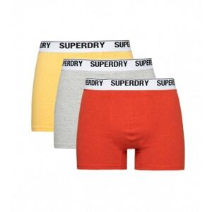 Superdry pour homme. M3110342A Lot de 3 cale (S), Homewear, Gris, Orange, Jaune, Le coton biologique, Durable - Publicité