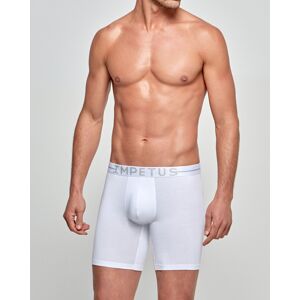 IMPETUS Boxer d'homme long Cotton Stretch BLANC L homme