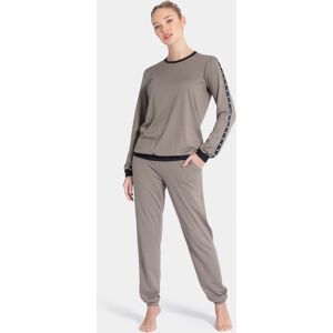 IMPETUS Pyjama de femme en Coton Modal BEIGE L femme