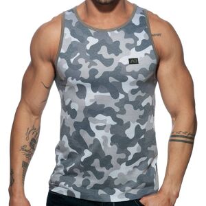 DÃ©bardeur Washed Camo Gris Motif XS