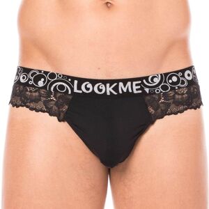 String Dentelle Noir Noir M