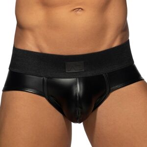 AD Fetish Slip Back Zip Rub Cockring Noir Noir XS - Publicité