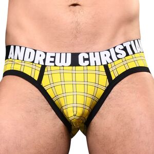 Slip Almost Naked Plaid Jaune Jaune XS