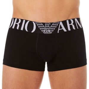 Emporio Armani Boxer Stretch Cotton Megalogo Noir Noir XL - Publicité