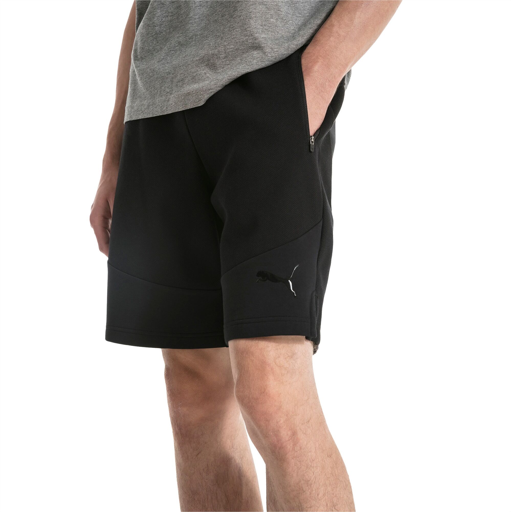 PUMA Short Evostripe Move pour Homme, Noir, Taille S, Vêtements