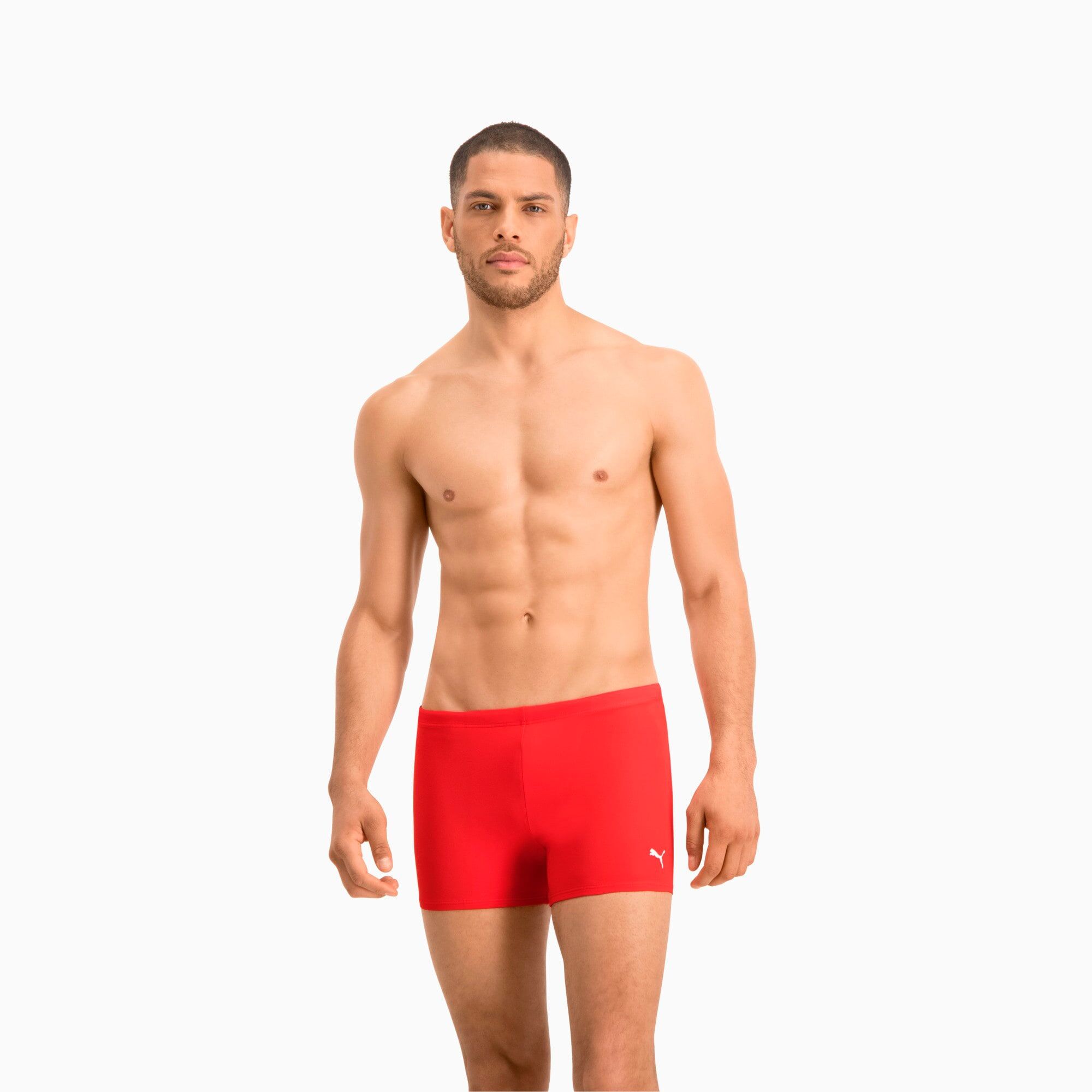 PUMA Maillot de bain classique PUMA Swim pour Homme, Rouge, Taille S, Vêtements