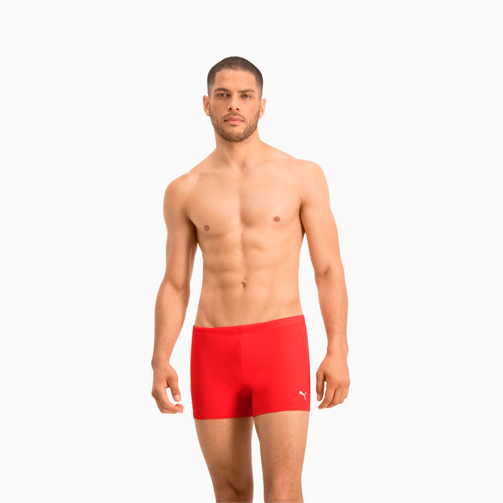 PUMA Maillot de bain classique PUMA Swim pour Homme, Rouge, Taille M, Vêtements