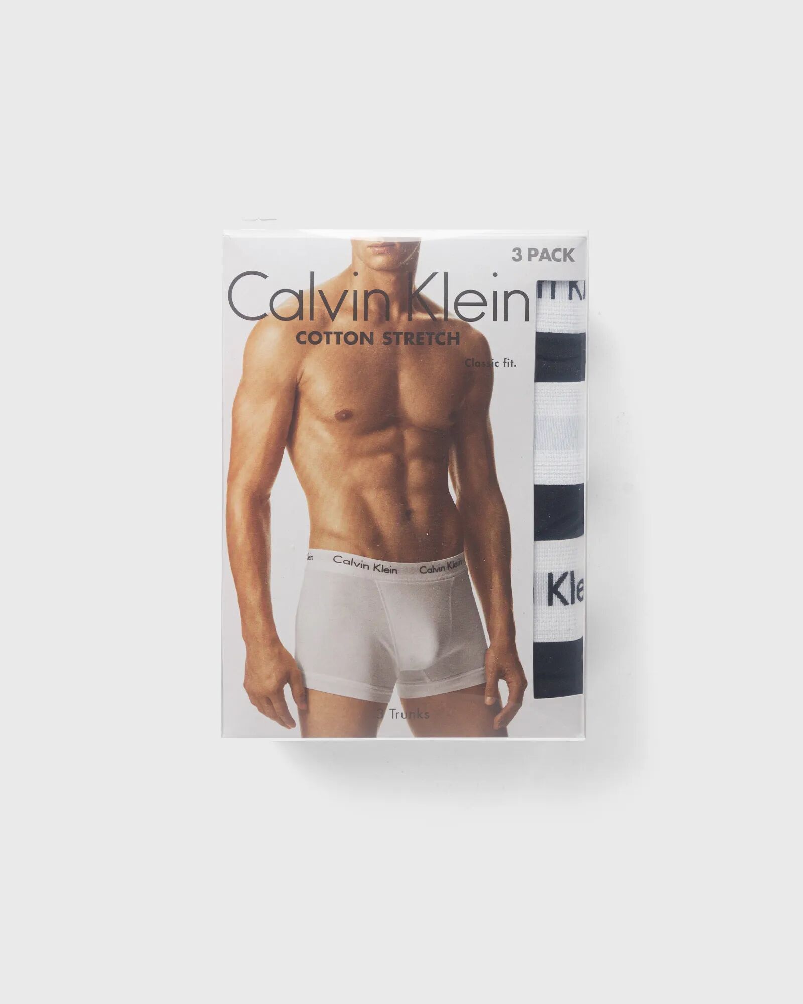Calvin Klein Underwear COTTON STRETCH TRUNK 3-PACK men Boxers & Briefs black en taille:M