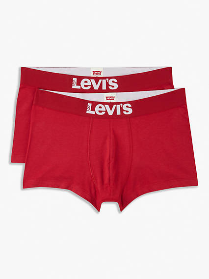 Levi's Basic Trunk 2 Pack - Homme - Neutral / Chili Pepper