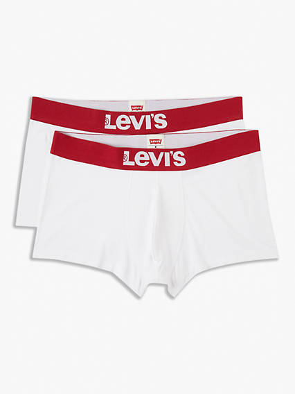 Levi's Basic Trunk 2 Pack - Homme - Blanc / White