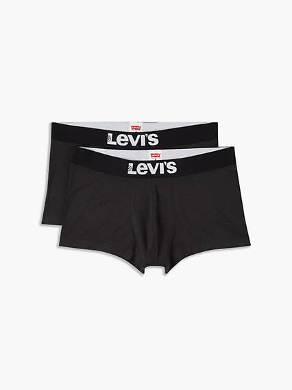 Levi's Basic Trunk 2 Pack - Homme - Noir / Jet Black