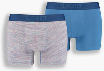 Levi's Basic Boxer Brief 2 Pack - Homme - Bleu / Blue Combo