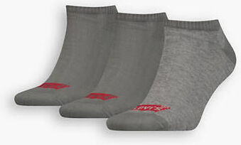 Levi's Batwing Low Cut Socks 3 Pack - Homme - Noir / Middle Grey Melange