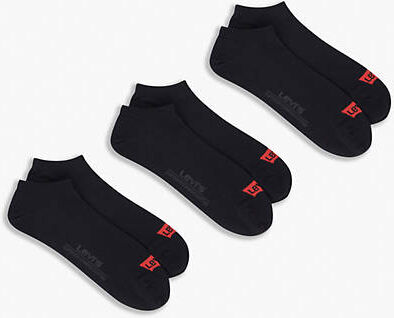 Levi's Low Cut Batwing Socks 3 Pack - Unisex - Noir / Jet Black