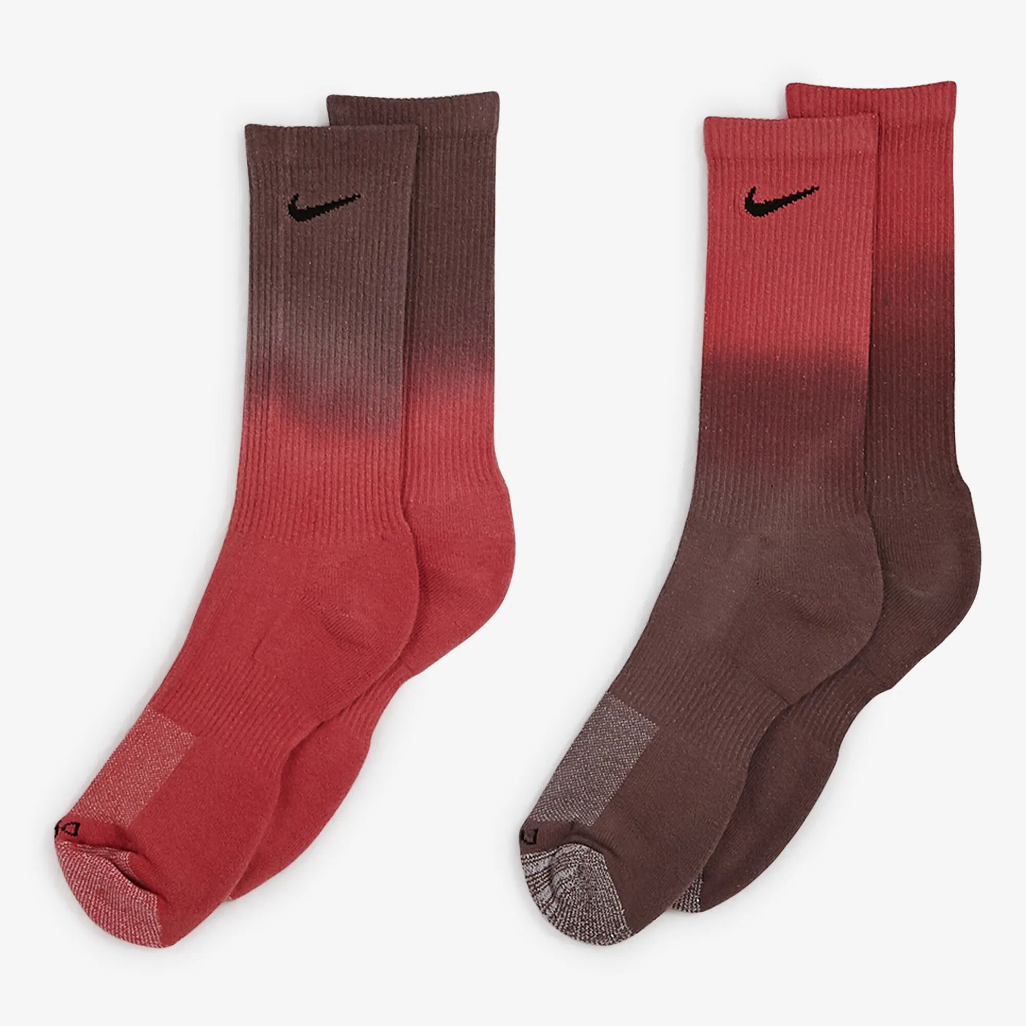 Nike Chaussettes X2 Crew Tie Dye rouge 35/38 homme
