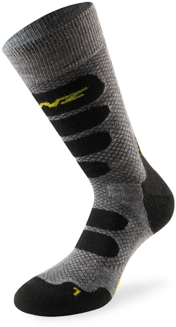 Lenz X Country 2.0 Chaussettes Noir Gris taille : 35 36 37 38