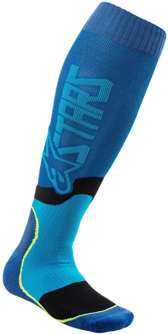 Alpinestars MX Plus-2 Chaussettes Motocross Bleu taille : S