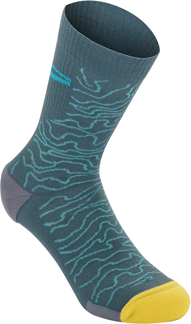 Alpinestars Drop 15 Chaussettes Turquoise taille : L