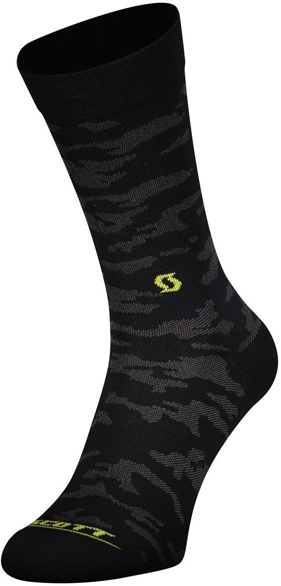 Scott Chaussettes Camo Crew - 39-41 - Noir