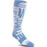 Thirtytwo Signature Merino Sock White Blue L-X  - White Blue - Male