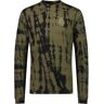 Mons Royale Temple Tech Ls Olive Tie Dye L  - Olive Tie Dye - Male