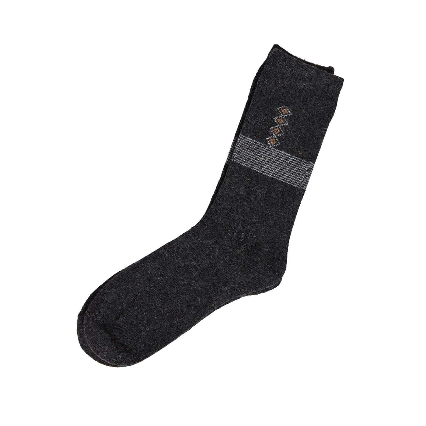 Celestino Aνδρικές κάλτσες με μαλλί  - Γκρι σκουρο - Grootte: One Size