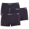 S Oliver 3PACK Men's Boxers S.Oliver dark blue lila M male