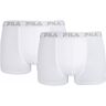 Fila MAN BOXERS 2 PACK Férfi boxeralsó, fehér, méret