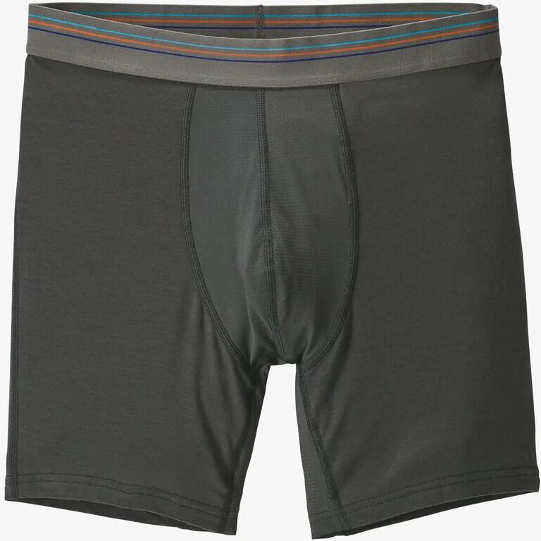 Patagonia Men's Essential A/C Boxer Briefs - 6" - Tencel, Forge Grey / XL