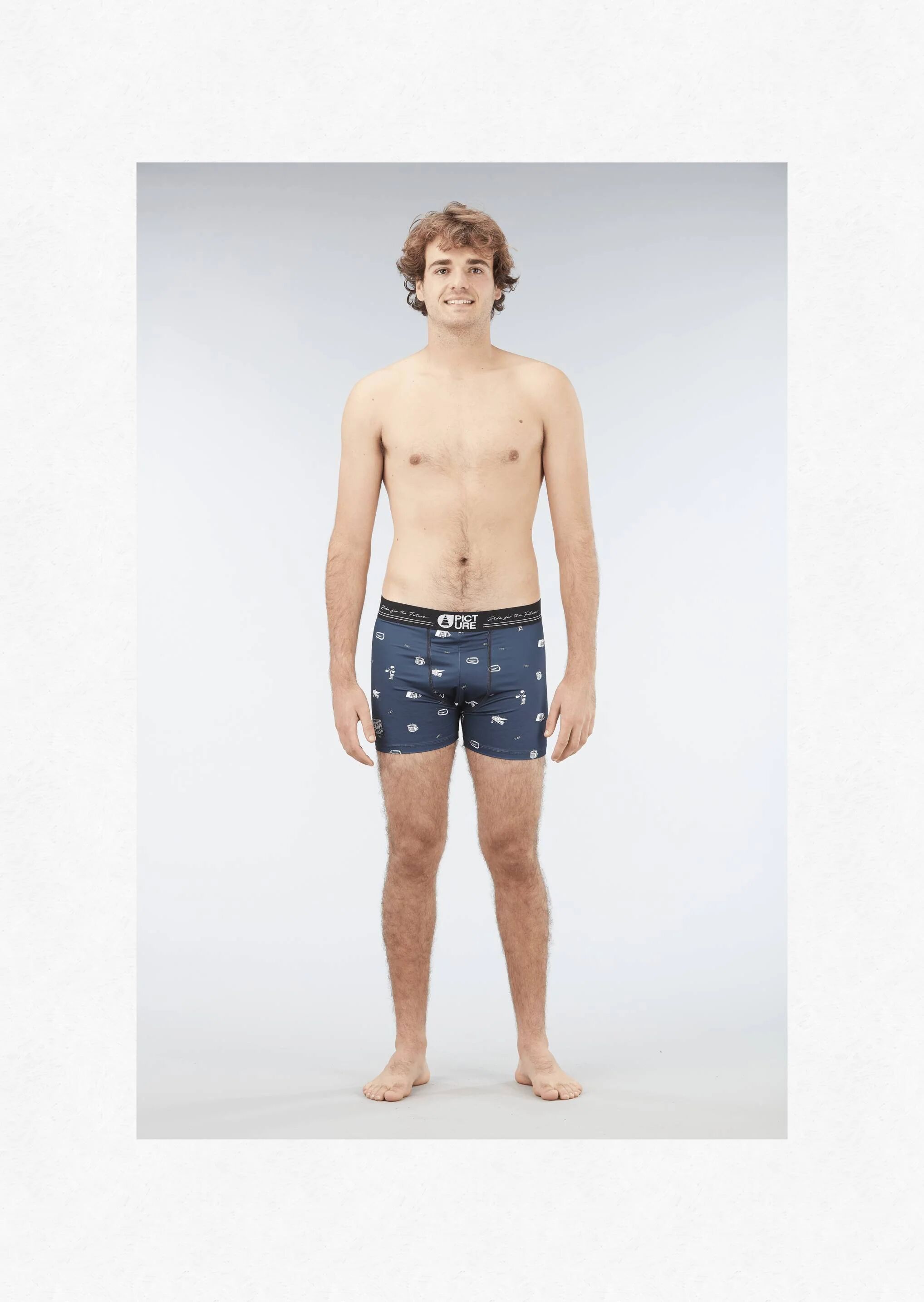 Picture Organic Men's Underwear - Recycled Polyester, Pictos / XL
