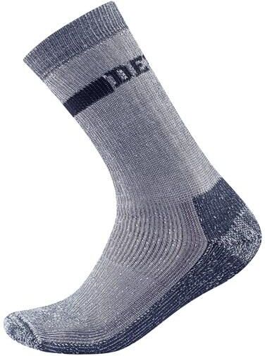 Devold Unisex Outdoor Heavy Sock - Merino Wool, Navy Melange / 44-47