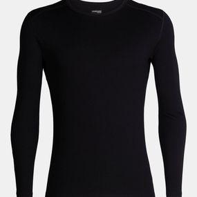 Icebreaker Mens 260 Tech Long Sleeve Crew Top Black Size: (L)