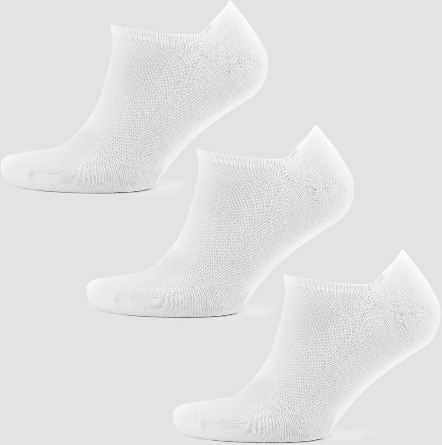 MP Men's Ankle Socks - White (3 Pack) - UK 9-12