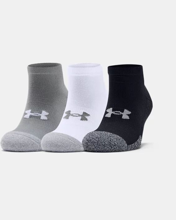 Under Armour Adult HeatGear Lo Cut Socks 3-Pack Gray Size: (XL)