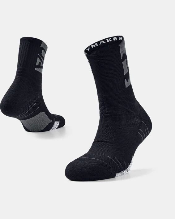 Under Armour Unisex UA Playmaker Crew Socks Black Size: (LG)