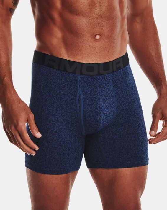 Under Armour Men's Charged Cotton 6" Boxerjock 3-Pack Blue Size: (MD)